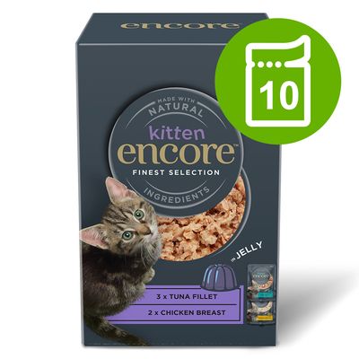 Sparpaket Encore Kitten Jelly Pouch 10 x 50 g
