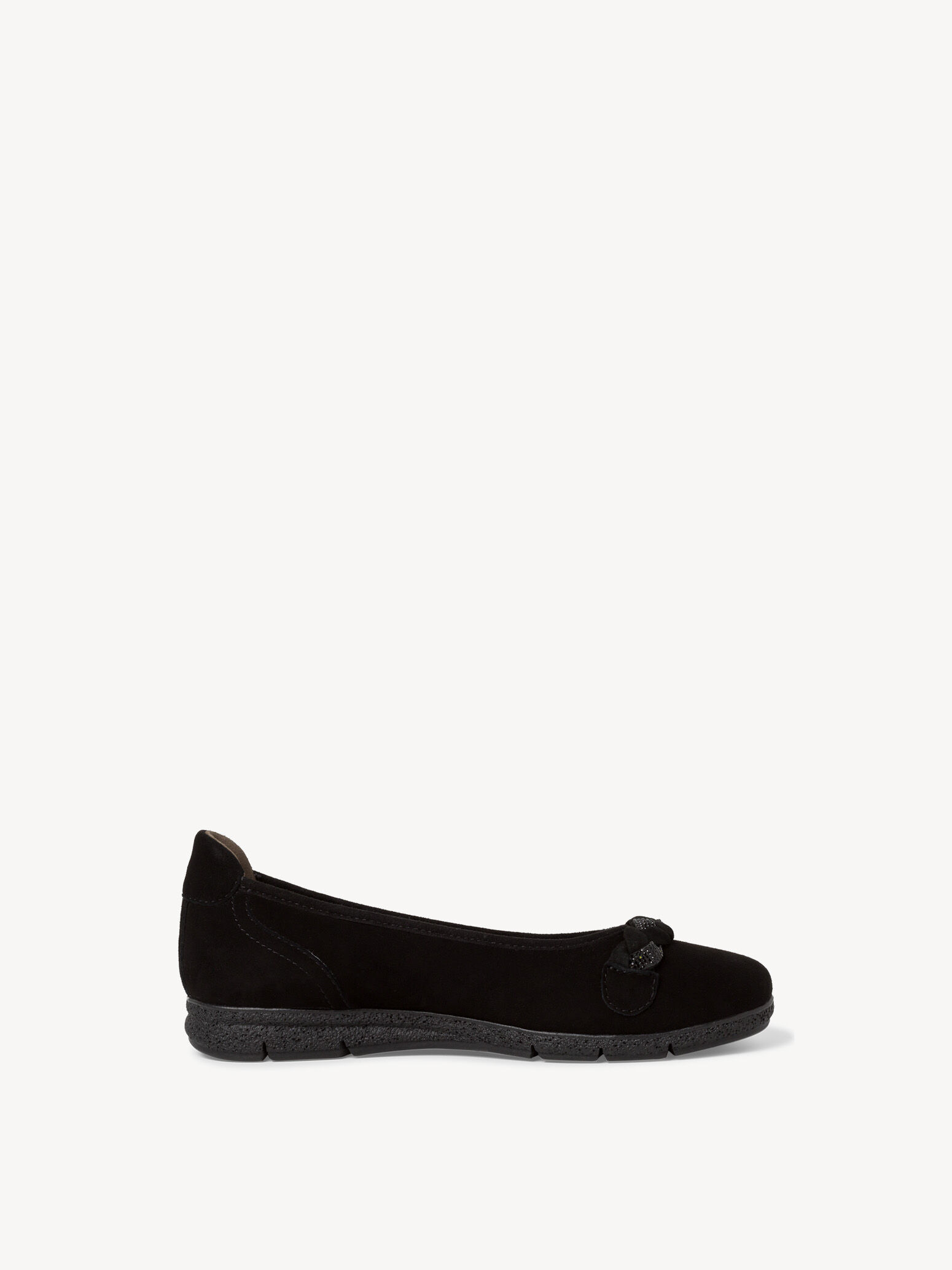 Ballerine en cuir - noir