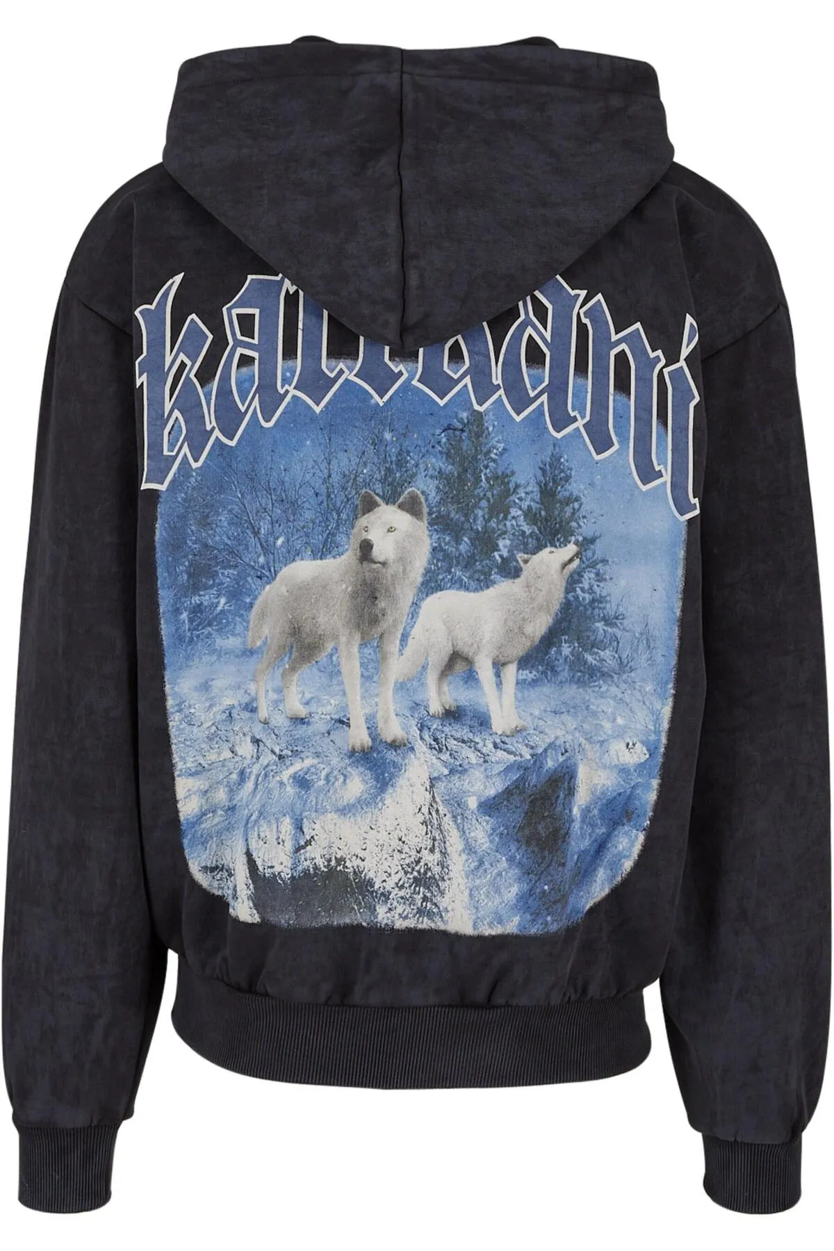 KARL KANI  Sweatshirt - Schwarz - Relaxed Fit