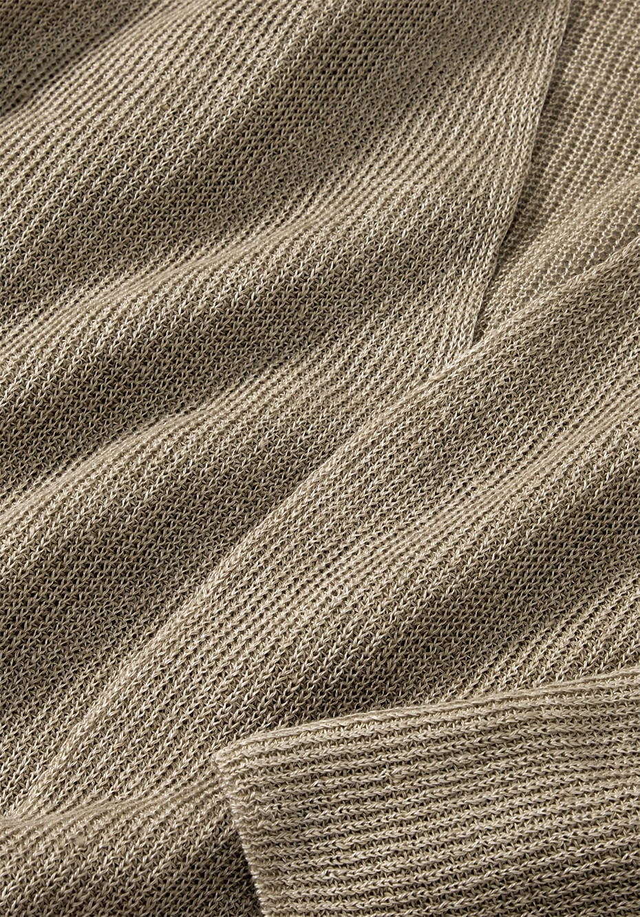 Strickjacke aus reinem Bio-Leinen