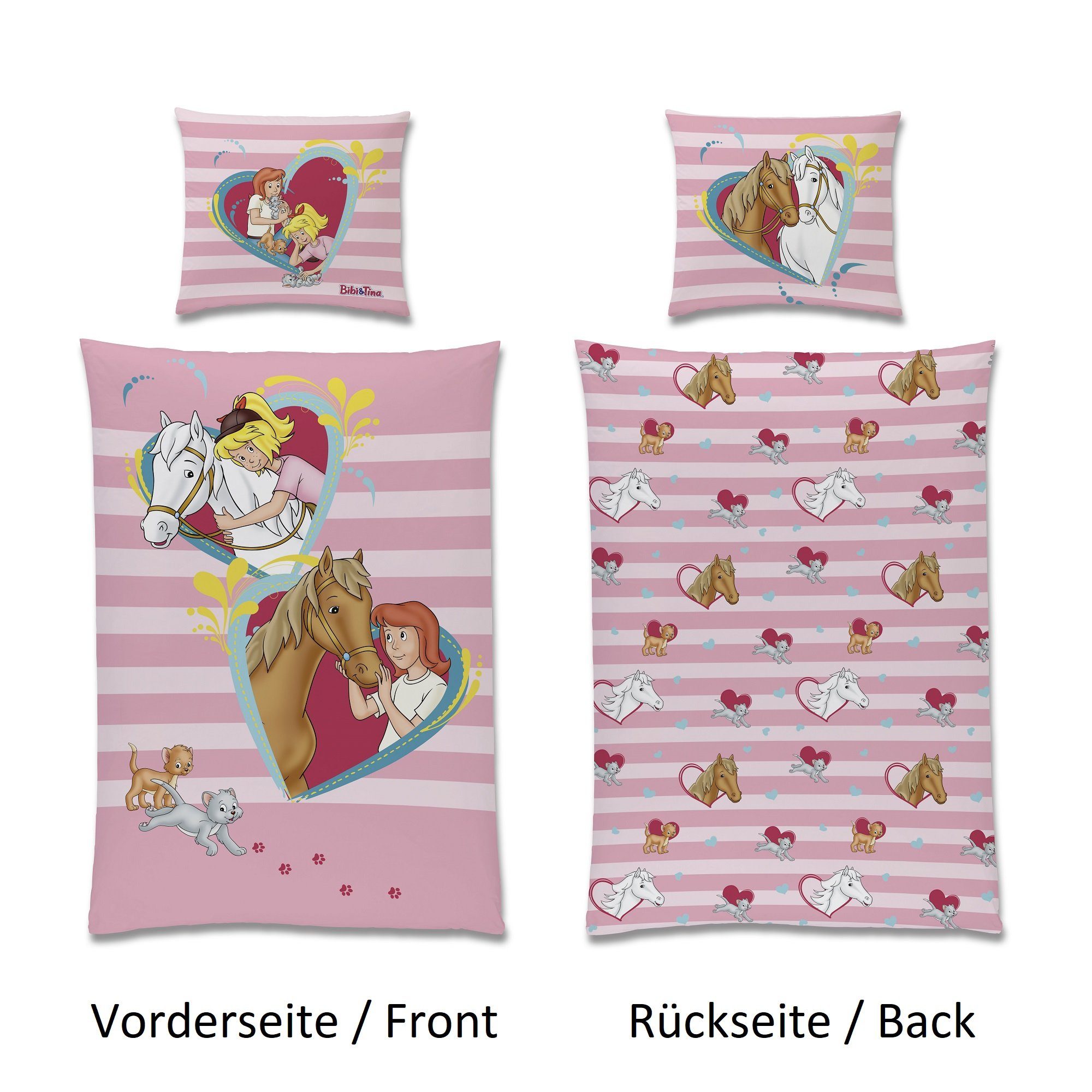 Kinderbettwäsche Bibi und Tina 