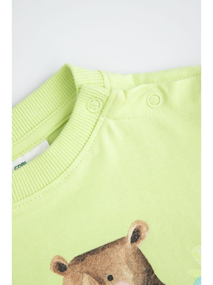 Coccodrillo Langarm-T-Shirt in limonengrün günstig kaufen