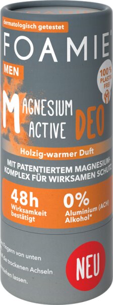 Foamie Power Up Grey Deodorant Stick