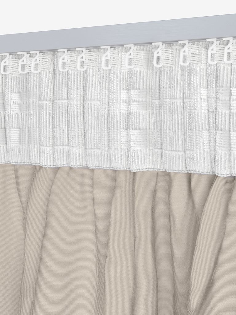 AUSTRA Vorhang AUSTRA 1x140x300cm samtbeige