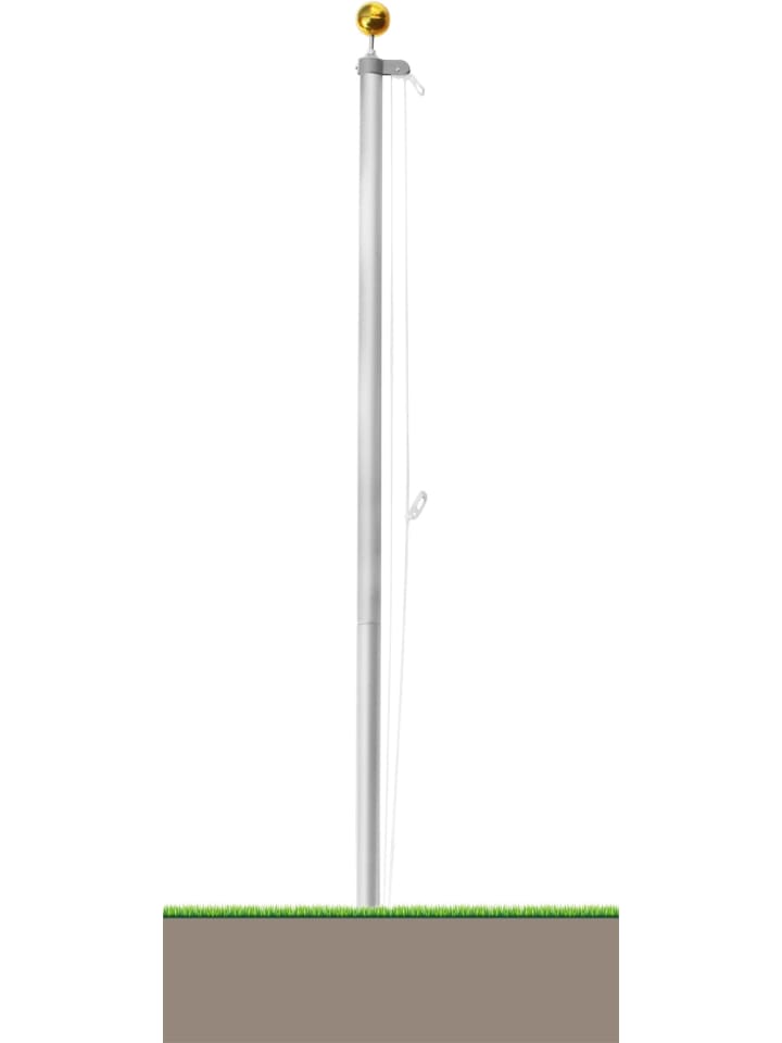 normani Fahnenmast 8,0 m in Silber günstig kaufen 800 cm