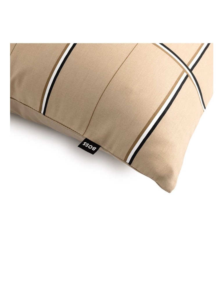 HUGO BOSS Rūtaina satīna spilvendrāna - 80TC