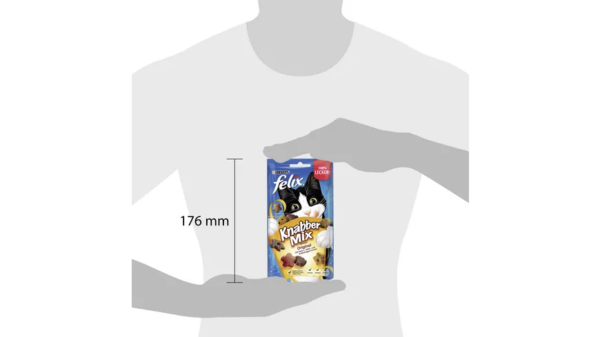PURINA FELIX KnabberMix Original mit Huhn- 60 g