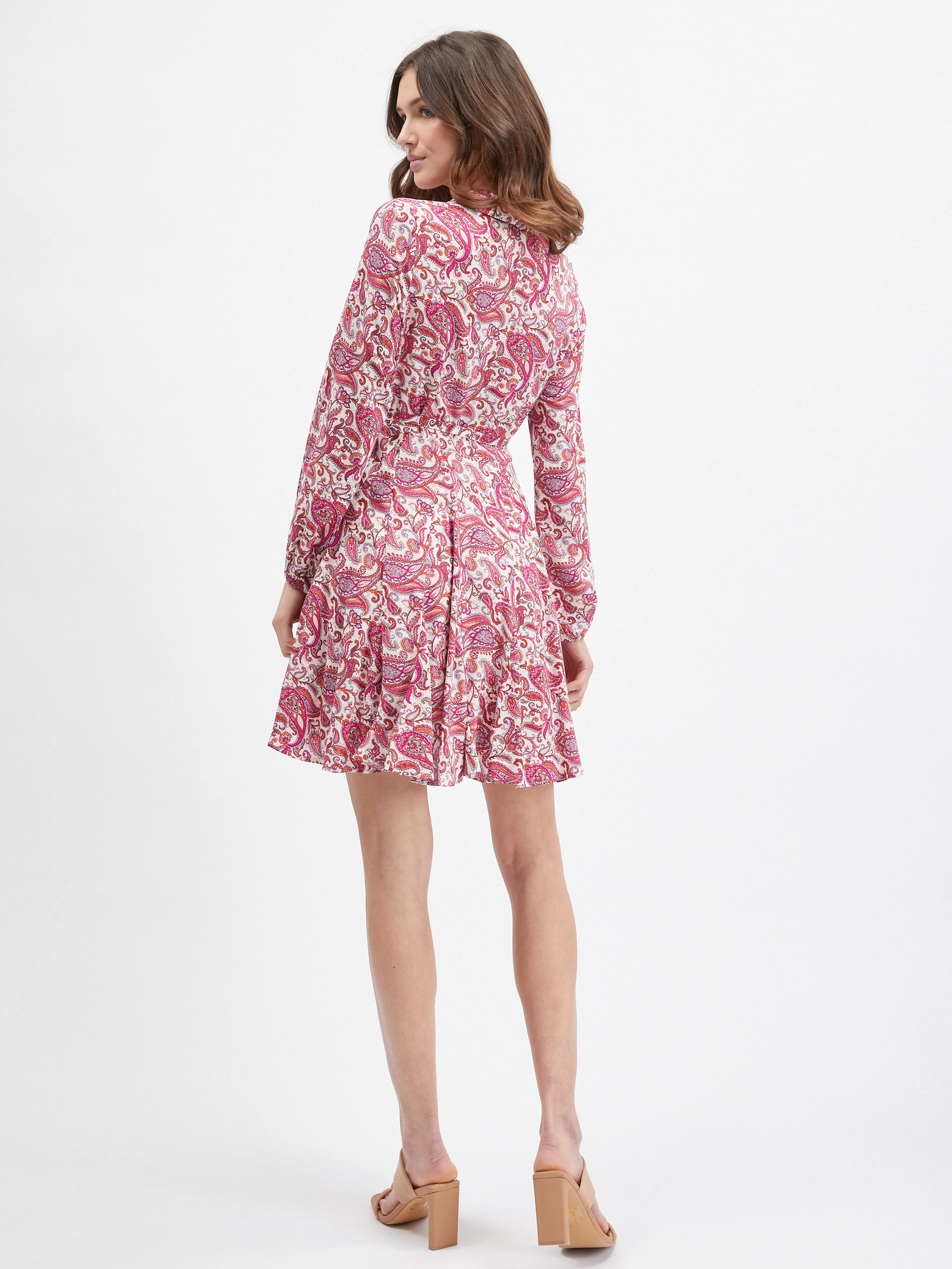 Rosa gemustertes Kleid ORSAY
