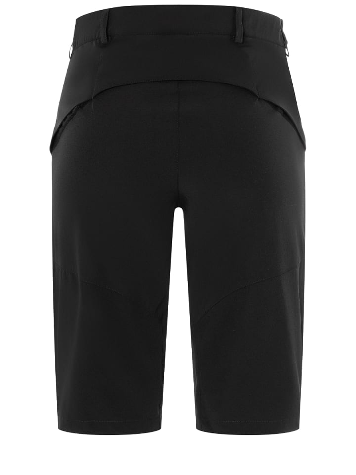 super.natural Merino Fahrradhose W BIKE AND HIKE SHORTS in schwarz günstig kaufen XS