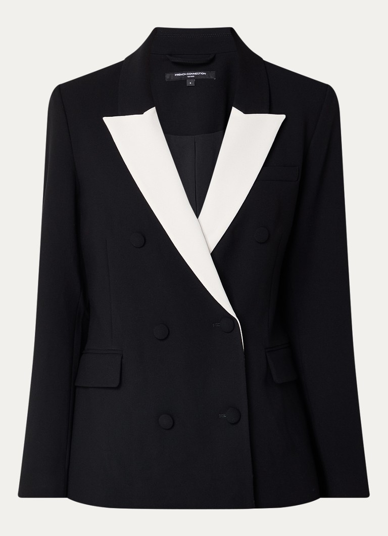 French Connection  Whisper double-breasted blazer met klepzakken