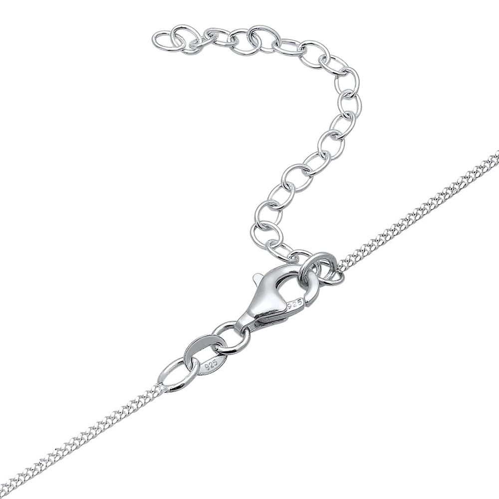 Elli Elli by Julie & Grace Collier Femme Croix Religion avec Cristaux de Zircone en Ar collier