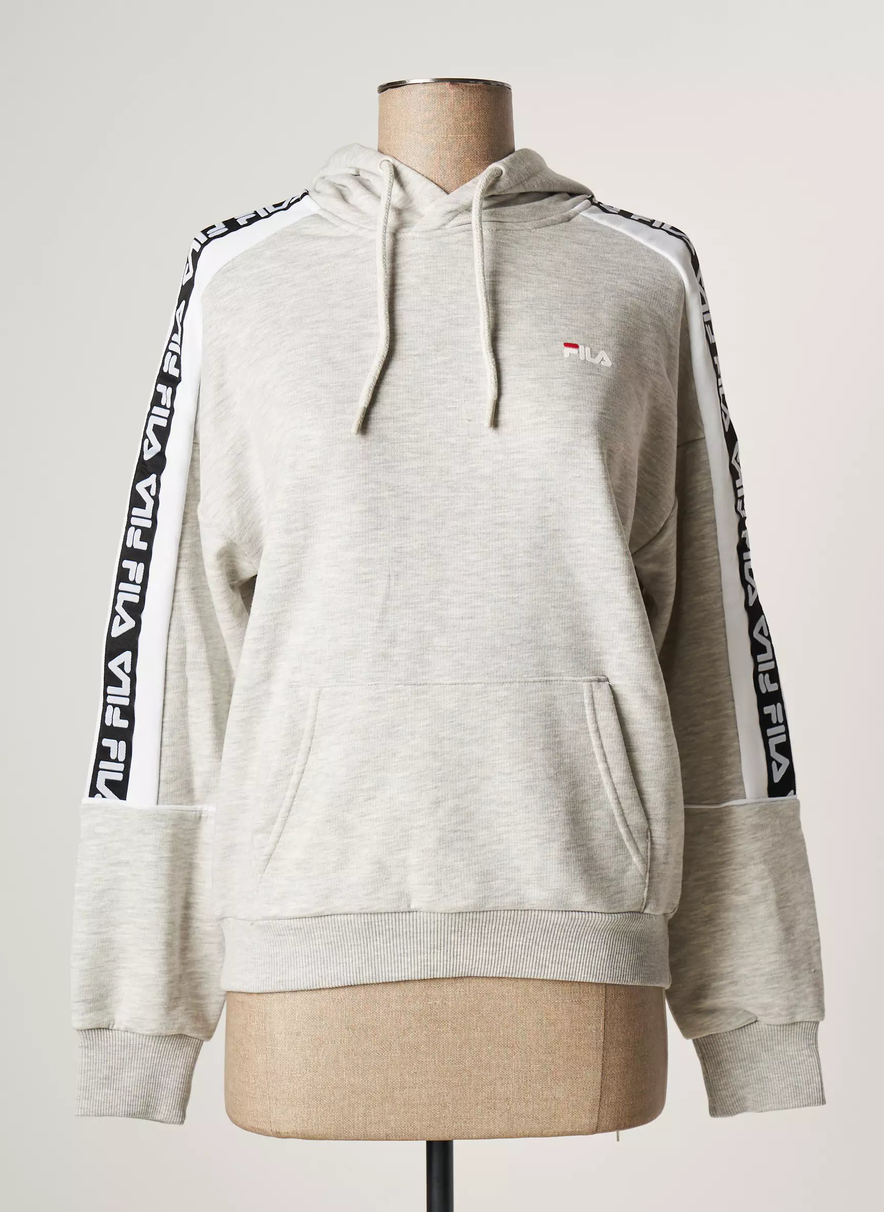Fila Sweat Capuche Femme couleur gris