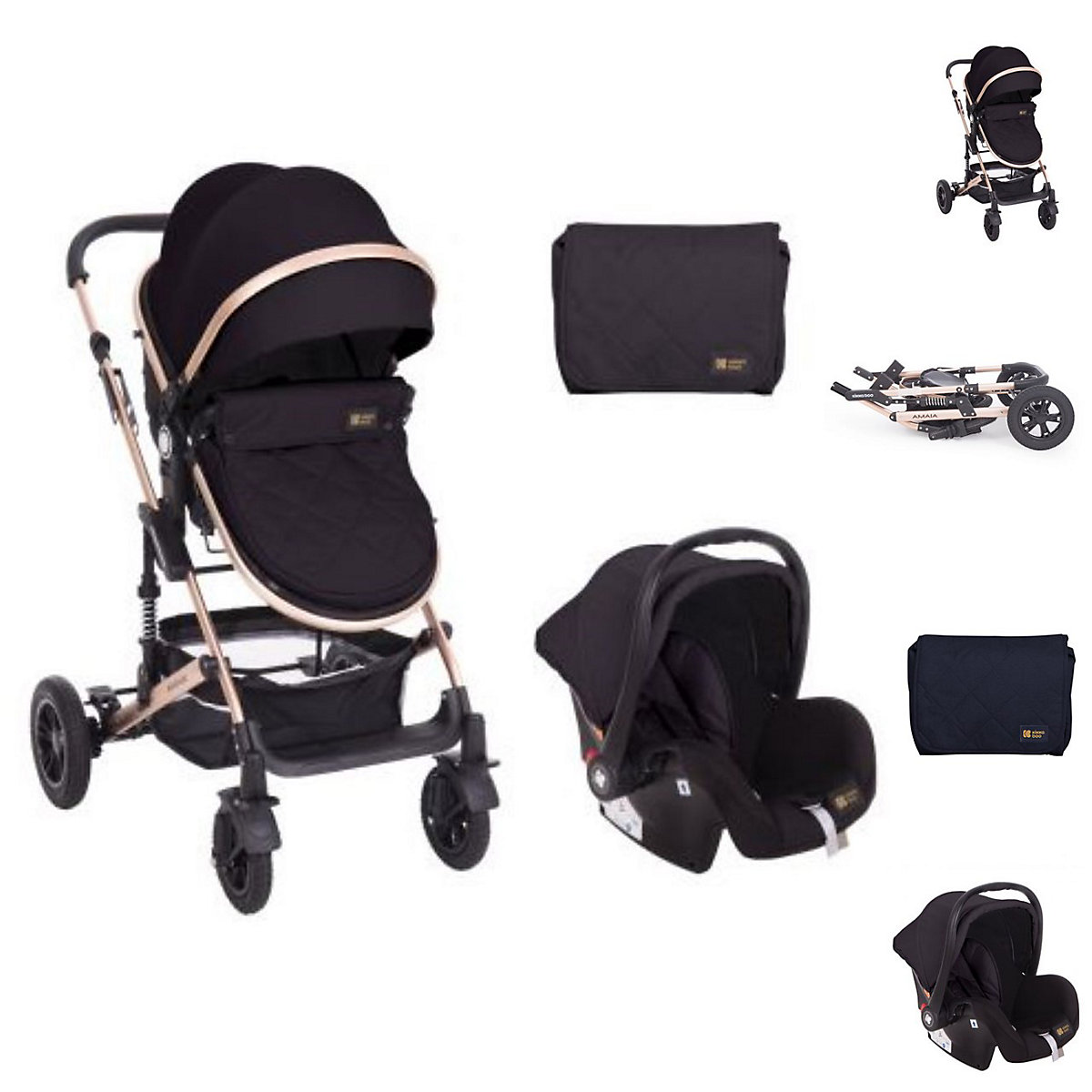 Kinderwagen Amaia 3 in 1 Kombikinderwagen