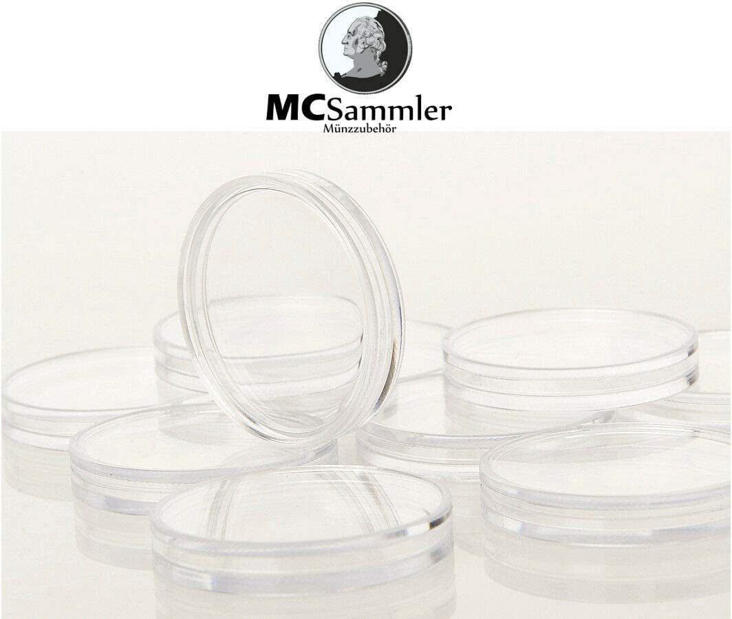 MC.Sammler Münzetui Münztableau + 40 STK Münzkapseln 26mm für 2 Euro Münzen