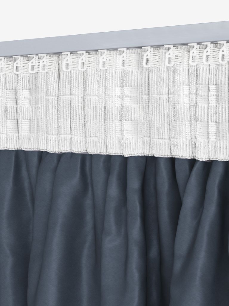 AMUNGEN mørkleggingsgardin 1x140x175cm blå