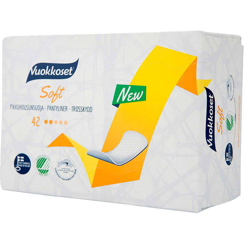Vuokkoset Truseinnlegg 42-pk Soft Vuokkoset