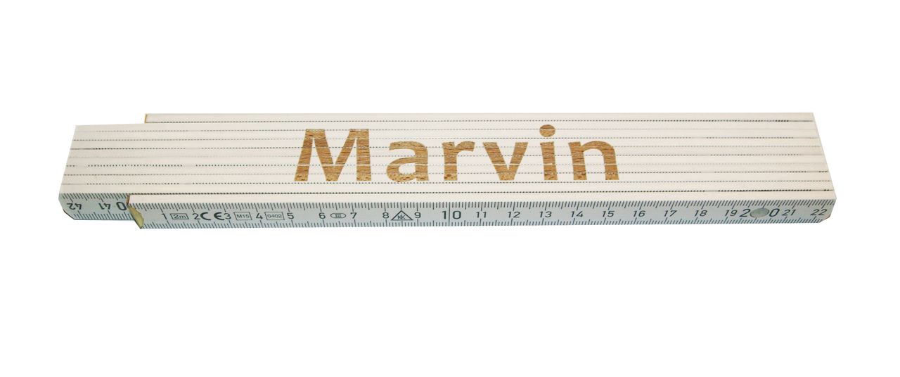 Heka Werkzeuge GmbH Meterstab weiß Marvin