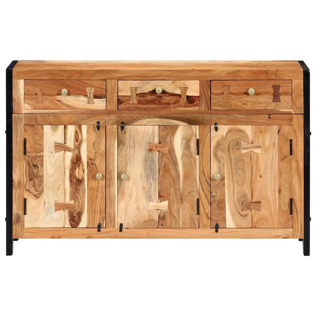 vidaXL Sideboard Sideboard 120x35x75 cm Akazie Massivholz (1 St)