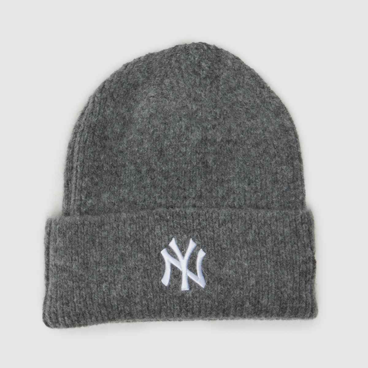 New Era grå mössa med bred manschett dam