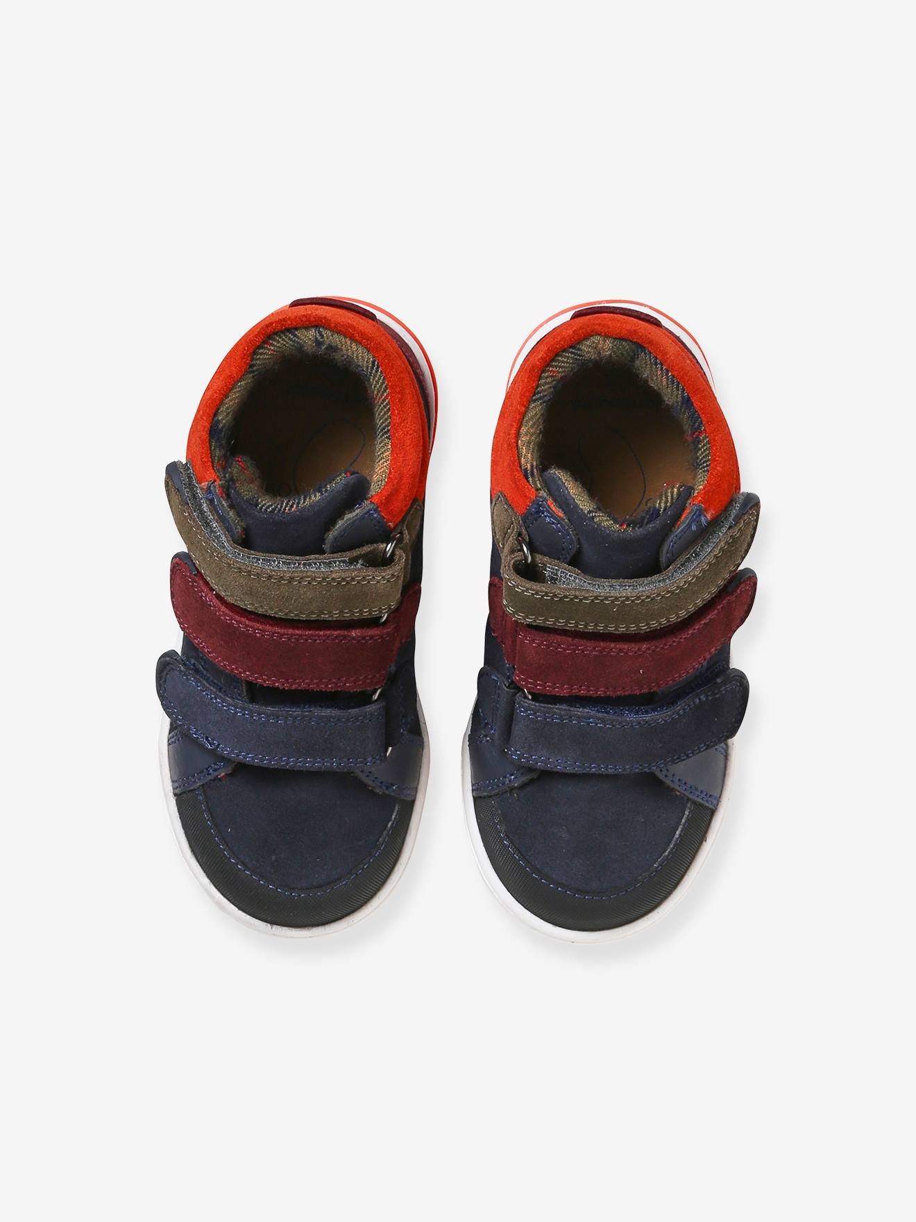 Vertbaudet Kinder High-Sneakers, Anziehtrick - marine