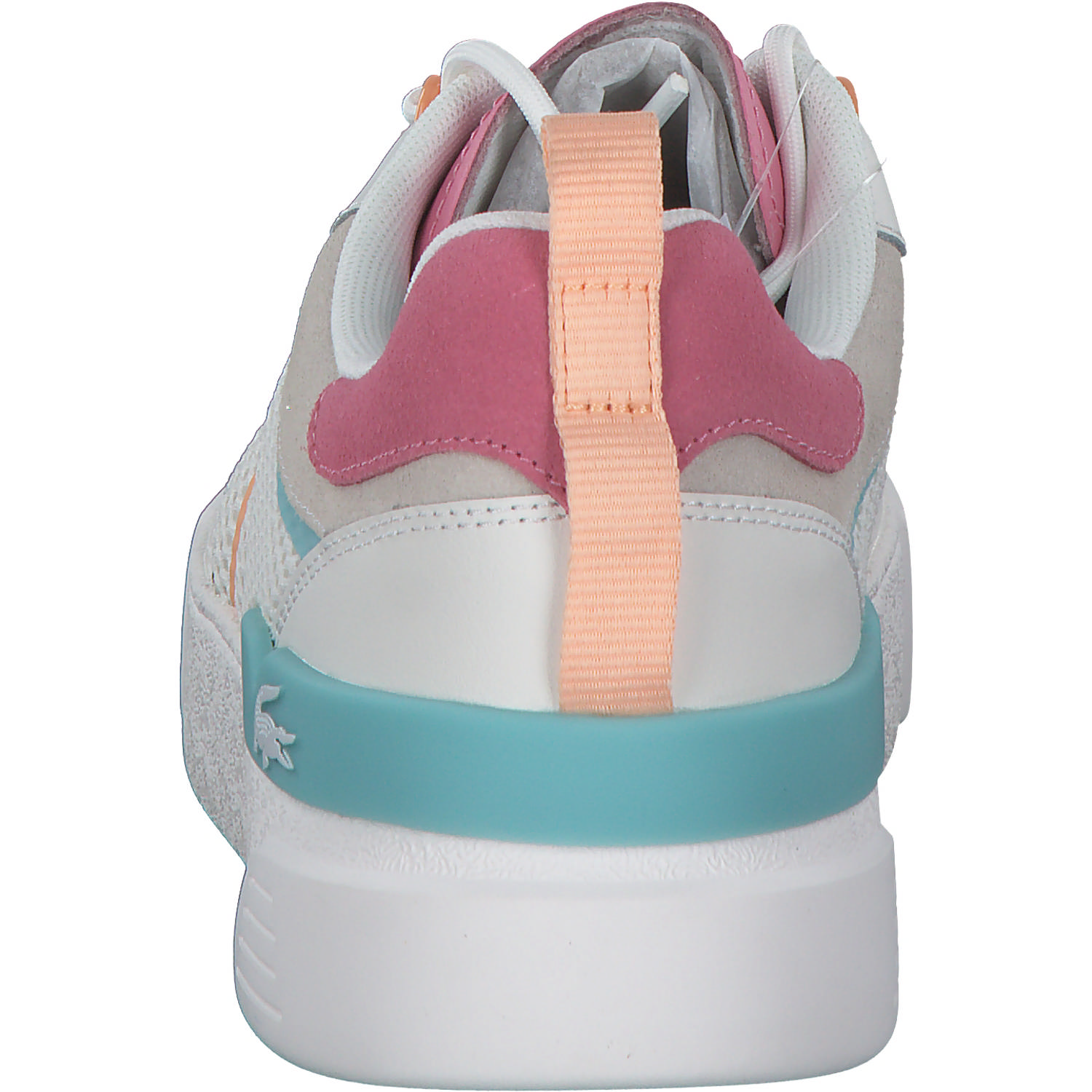 Lacoste L002 45CFA0010, Schnürschuhe, Damen, white/pink