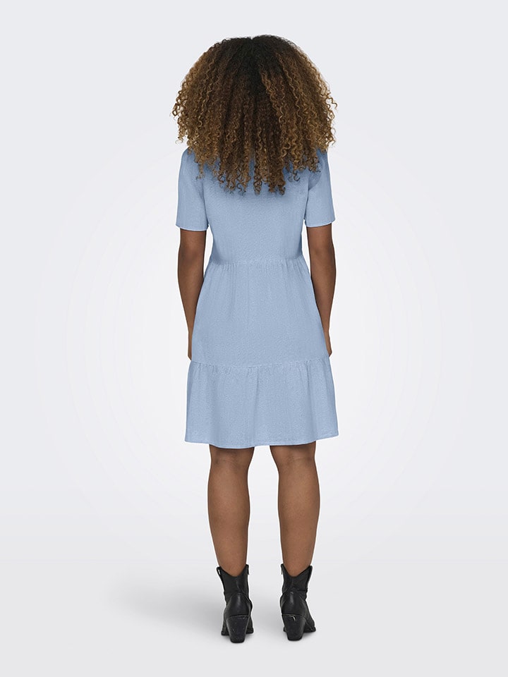 ONLY Kleid in Hellblau günstig kaufen
