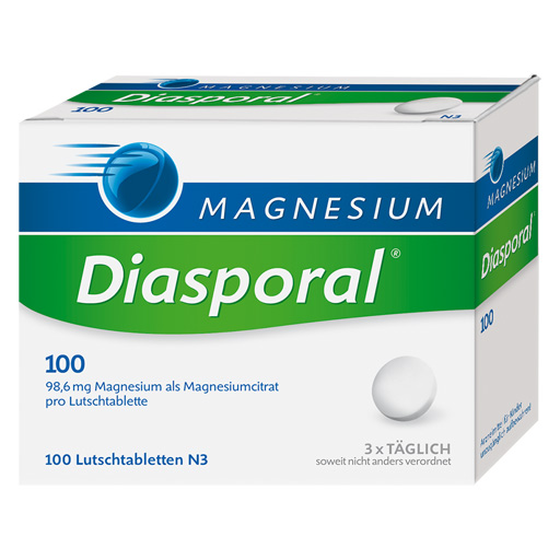 MAGNESIUM DIASPORAL 100 Lutschtabletten  100 St  Lutschtabletten