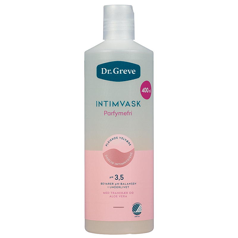 Dr Greve Intimvask 400 ml parfymefri, Dr Greve
