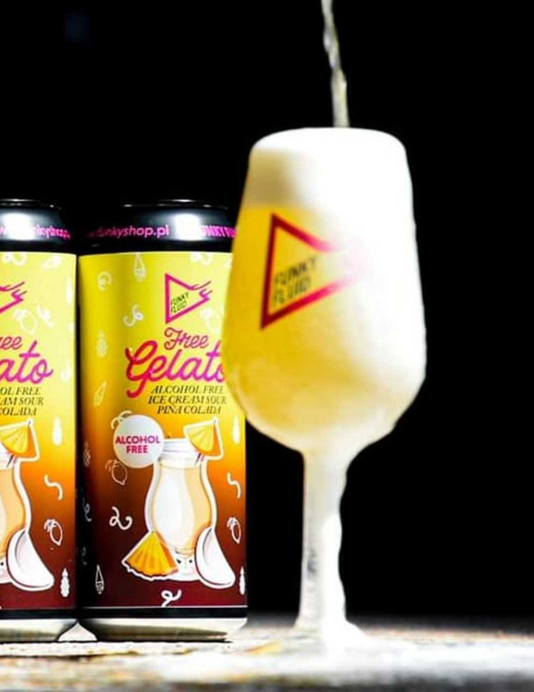 Funky Fluid : Free Gelato Pina Colada - Gueule de joie 0.5° |  50 cl