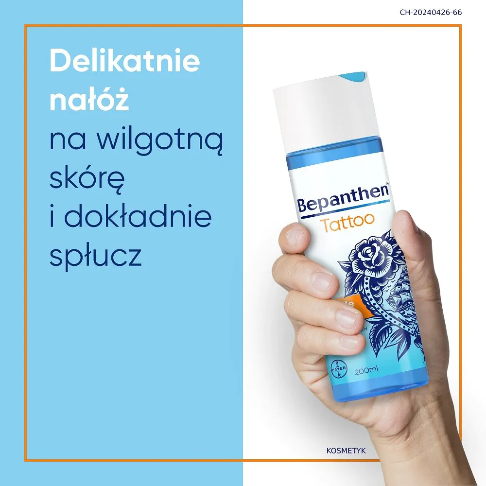 Bepanthen tatuiruotėms skirtas plovimo gelis 200 ml