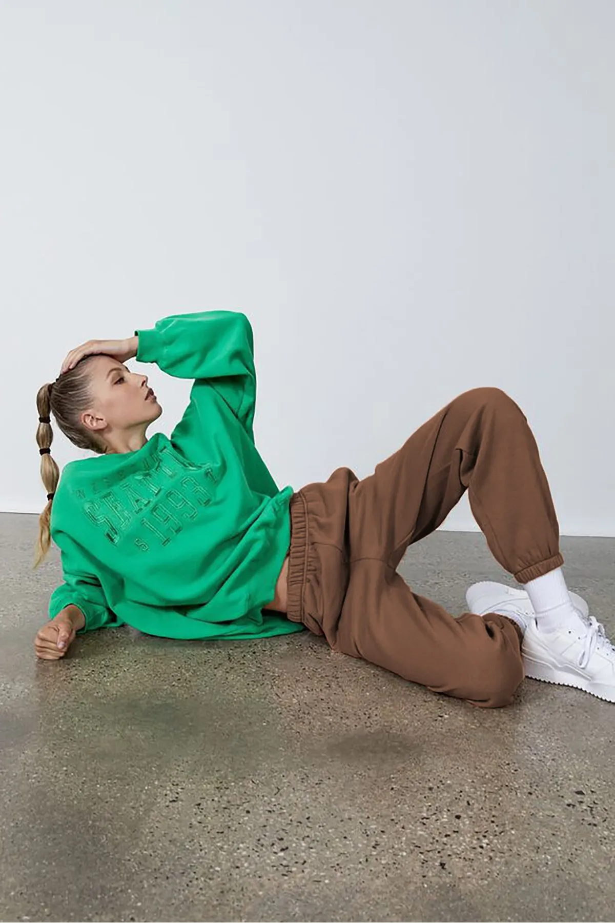 Madmext  Damen-Jogginghose in Camel mit elastischem Bund und Übergröße Mg1235