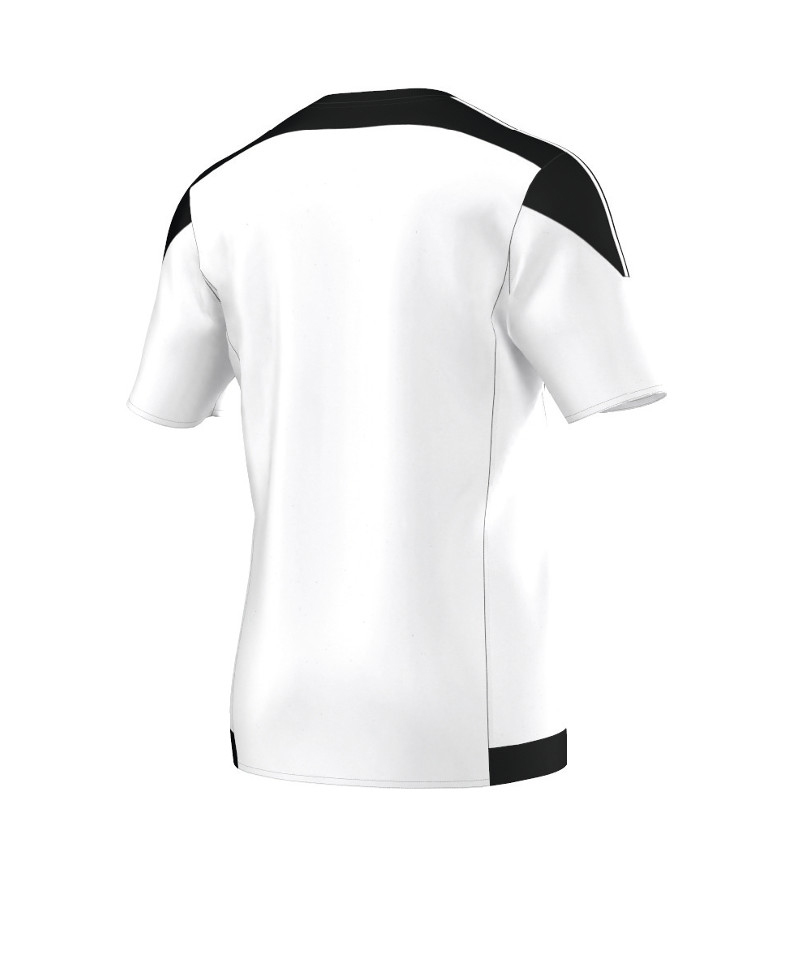 adidas Striped 15 Trikot kurzarm Weiss Schwarz