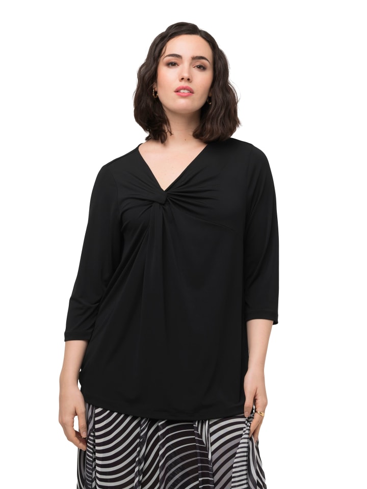 Ulla Popken Shirt in schwarz günstig kaufen