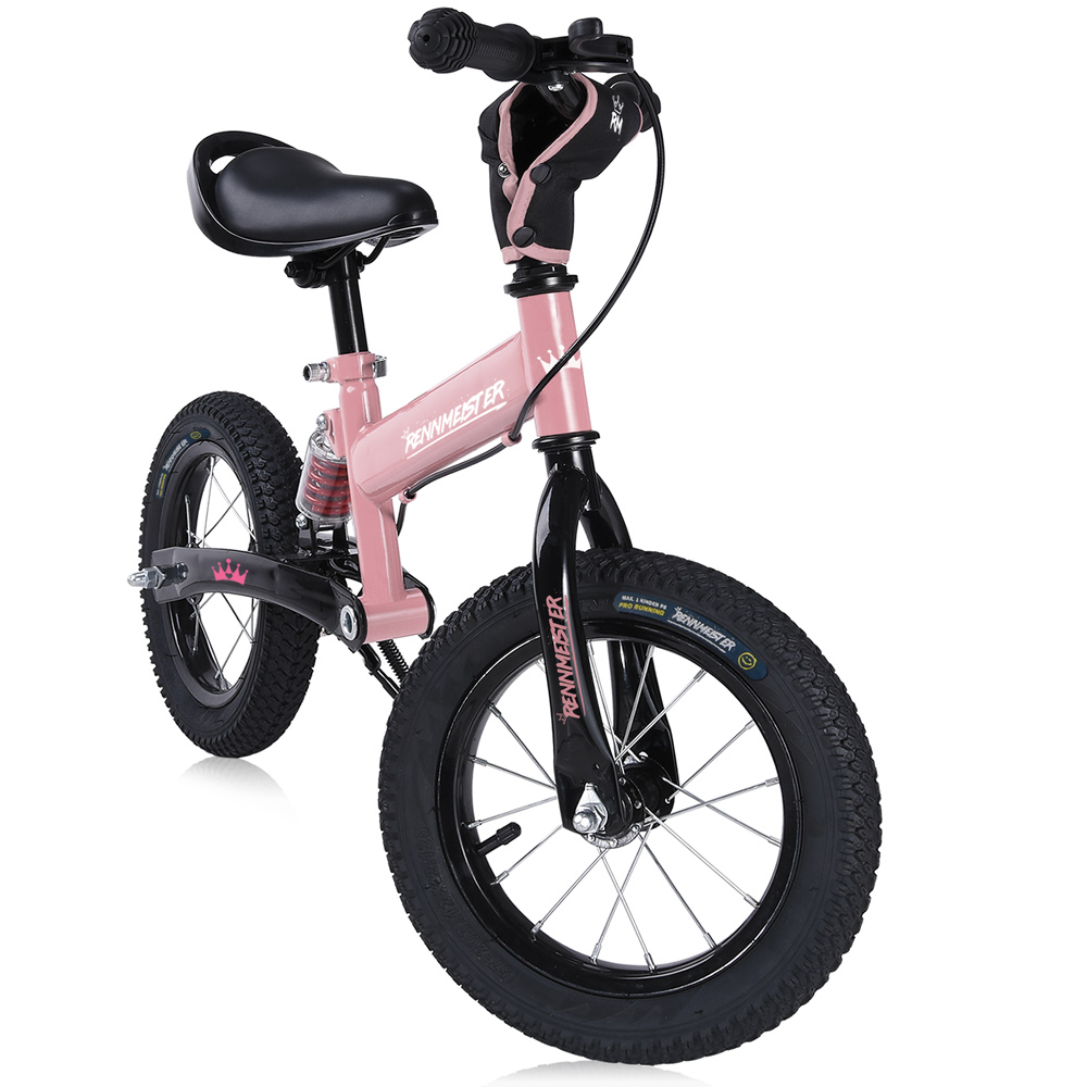 Casaria Rennmeister® Rennmeister mit Federung, Übungs-Sattel, rosa