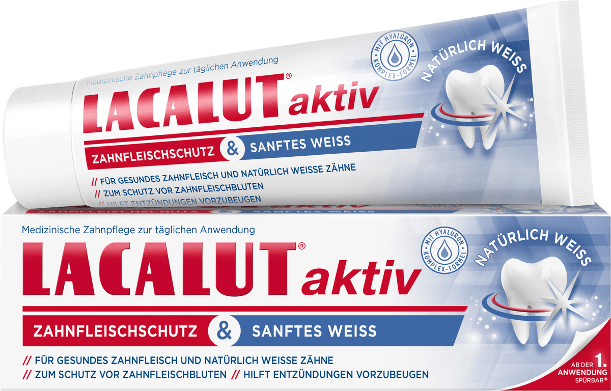 Zahnpasta aktiv Zahnfleischschutz & Sanftes Weiss, 75 ml