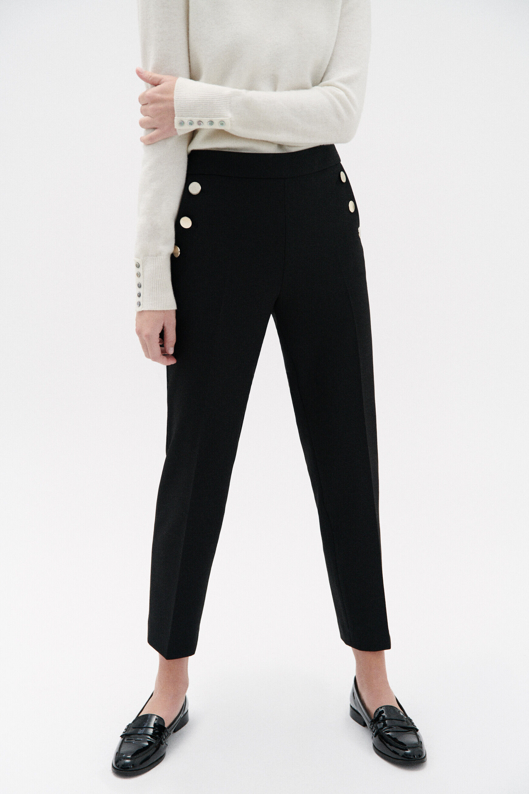 Pantalon octavian noir femme