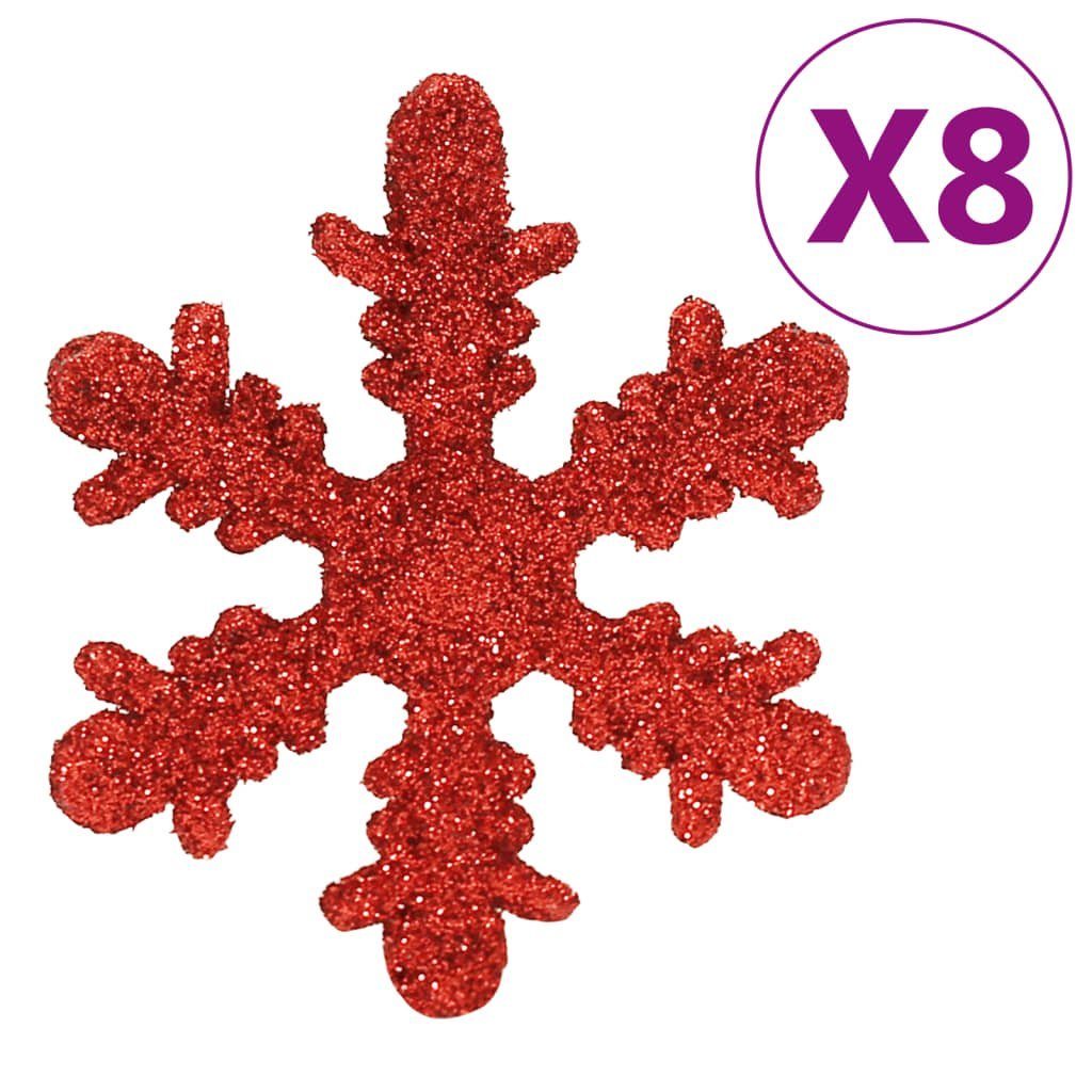 vidaXL Christbaumschmuck 111-tlg. Weihnachtskugel-Set Rot Polystyrol (111-tlg)