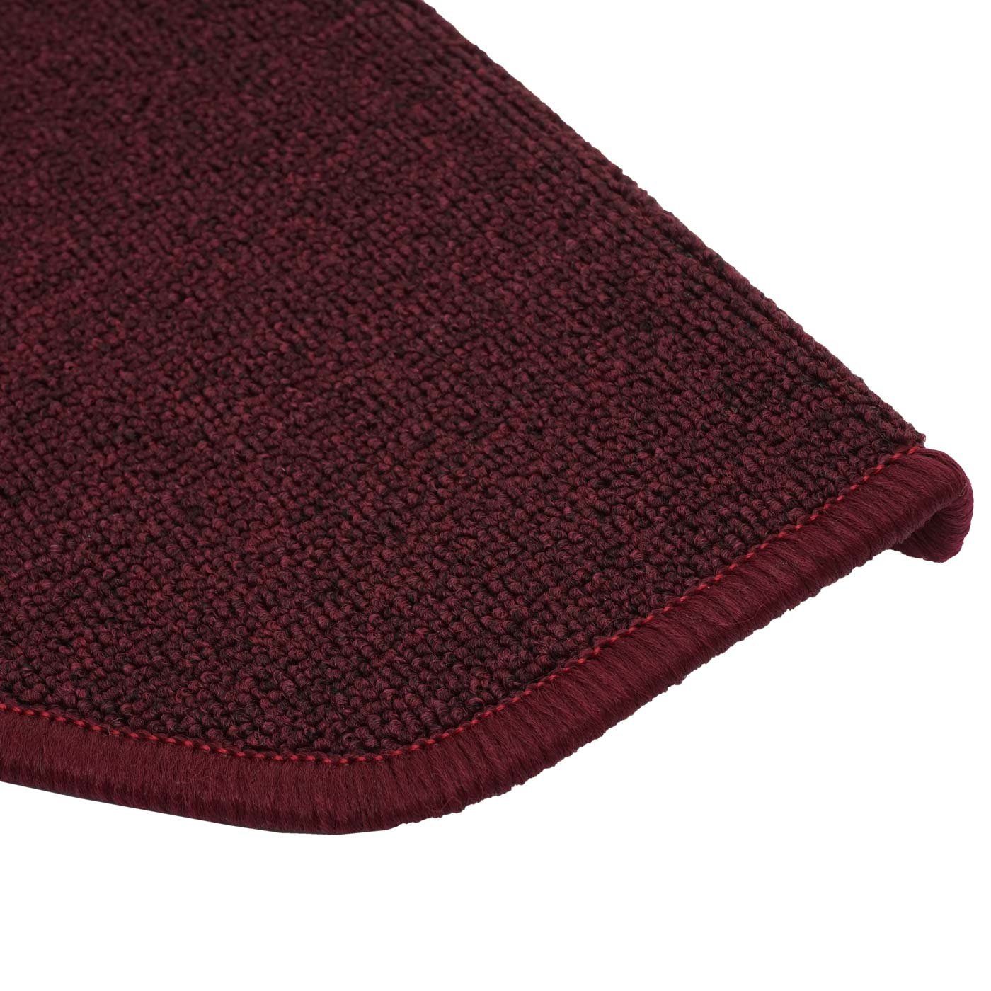 Stufenmatte Stufenmatte MCW-G49, MCW, halbrund, Höhe: 0,5 mm, Kantenverstärkung, Antirutsch-Effekt, Trittschalldämpfung