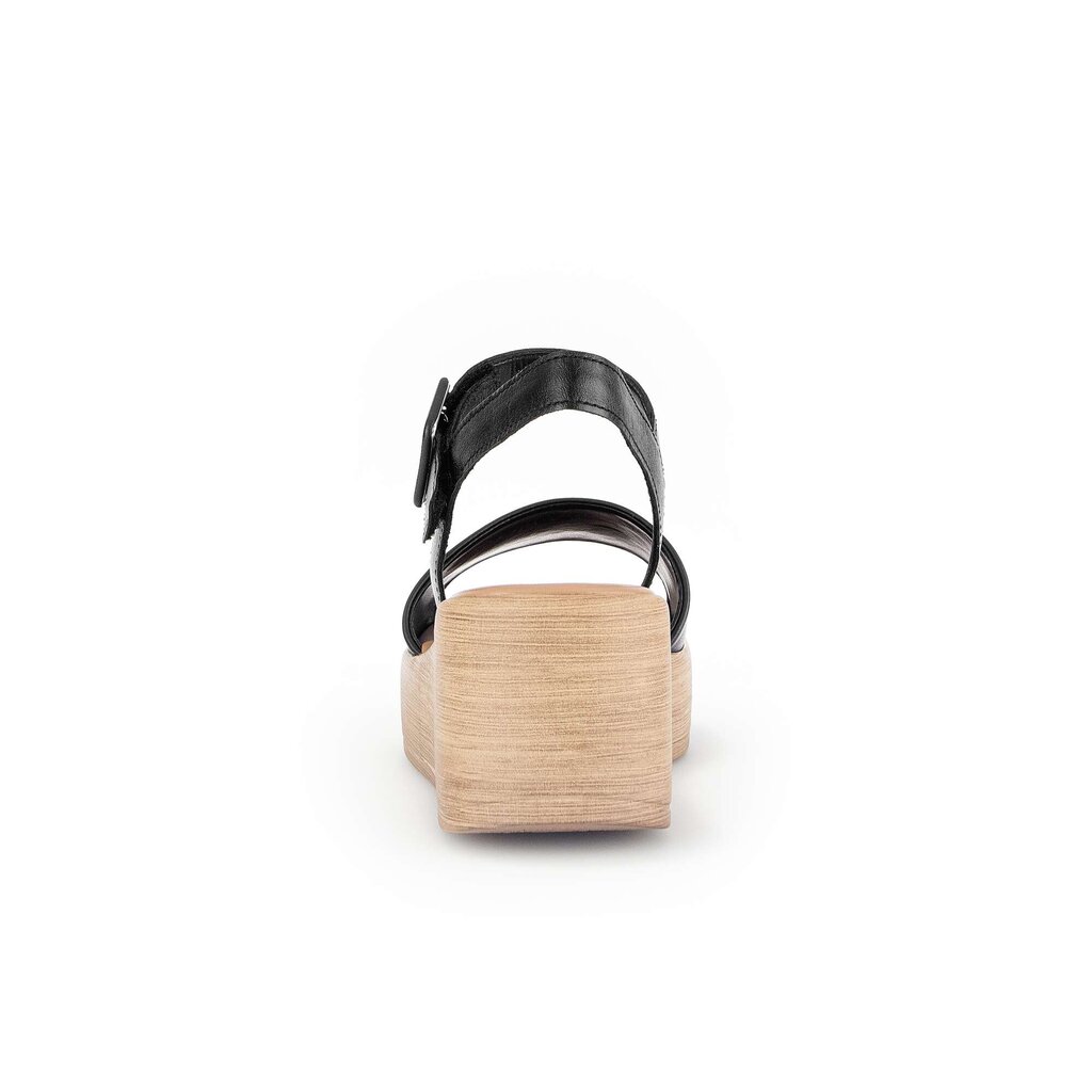 Gabor fashion Plateau Sandale schwarz