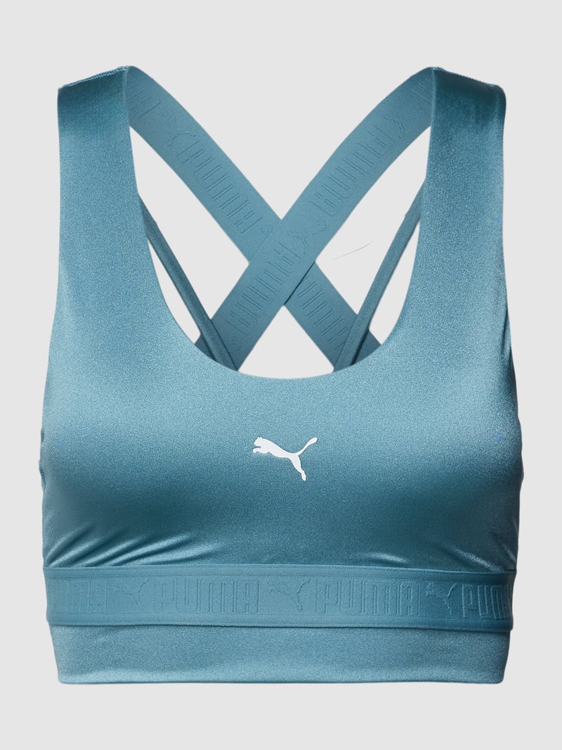 Bralette mit Label-Details in mint
