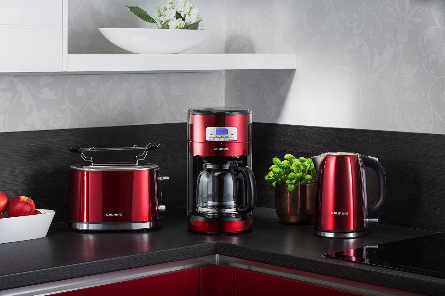 Grundig Filterkaffeemaschine KM 6330, 1,8l Kaffeekanne, Papierfilter