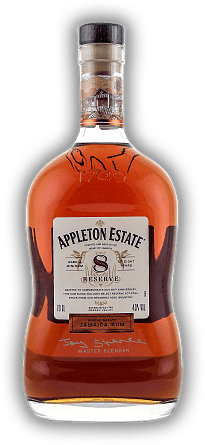 Appleton 8 Years Reserve Appleton 8 Years Reserve Ein eindrucksvoller, weicher und körperreicher Rum mit ausgezeichnet balancierten Aromen. Alter 8 J. - 0,7	 Liter - Vol 43%