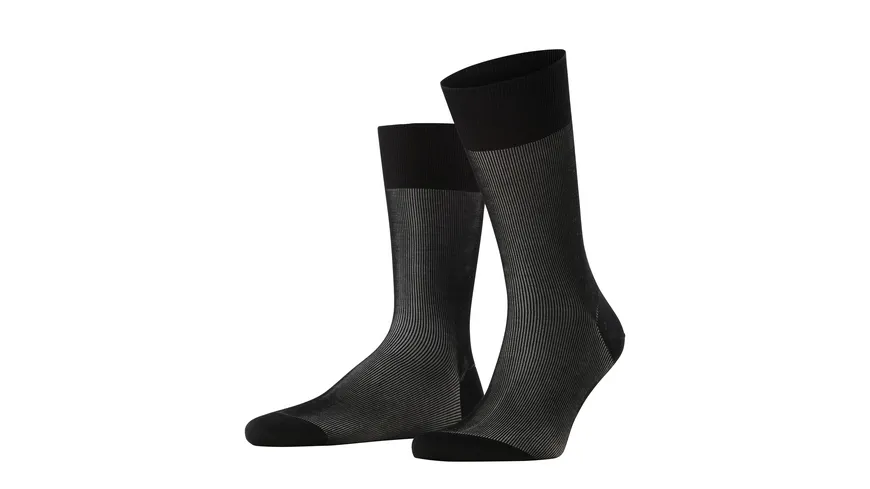FALKE Herren Socken Fine Shadow schwarz