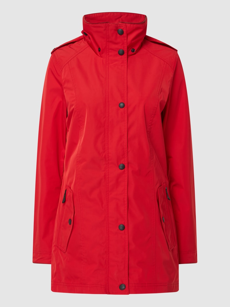 Romance 812 Funktionsjacke mit abnehmbarer Kapuze in rot