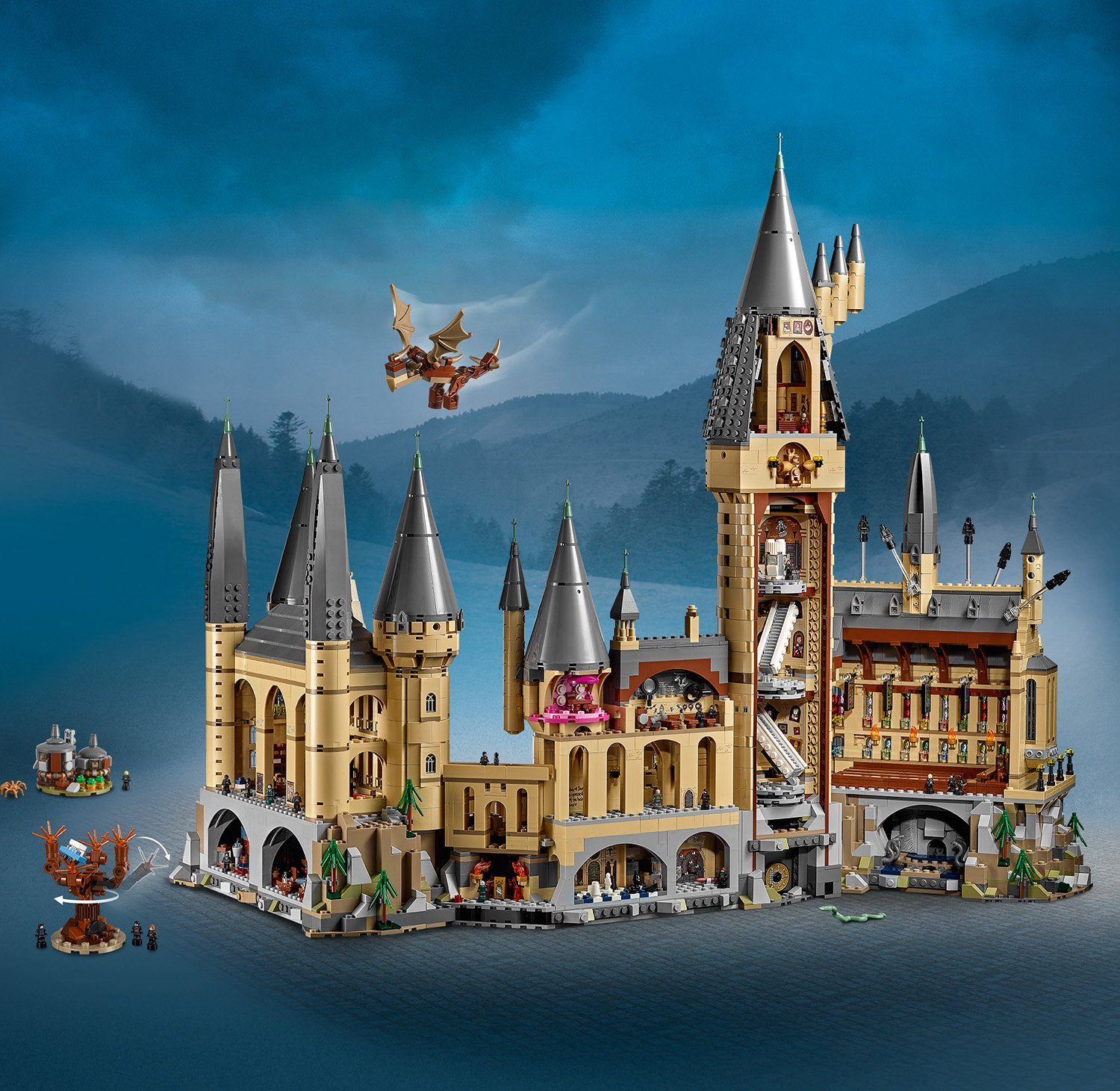 LEGO® Konstruktionsspielsteine LEGO® Harry Potter™ - Schloss Hogwarts™, (Set, 6020 St)