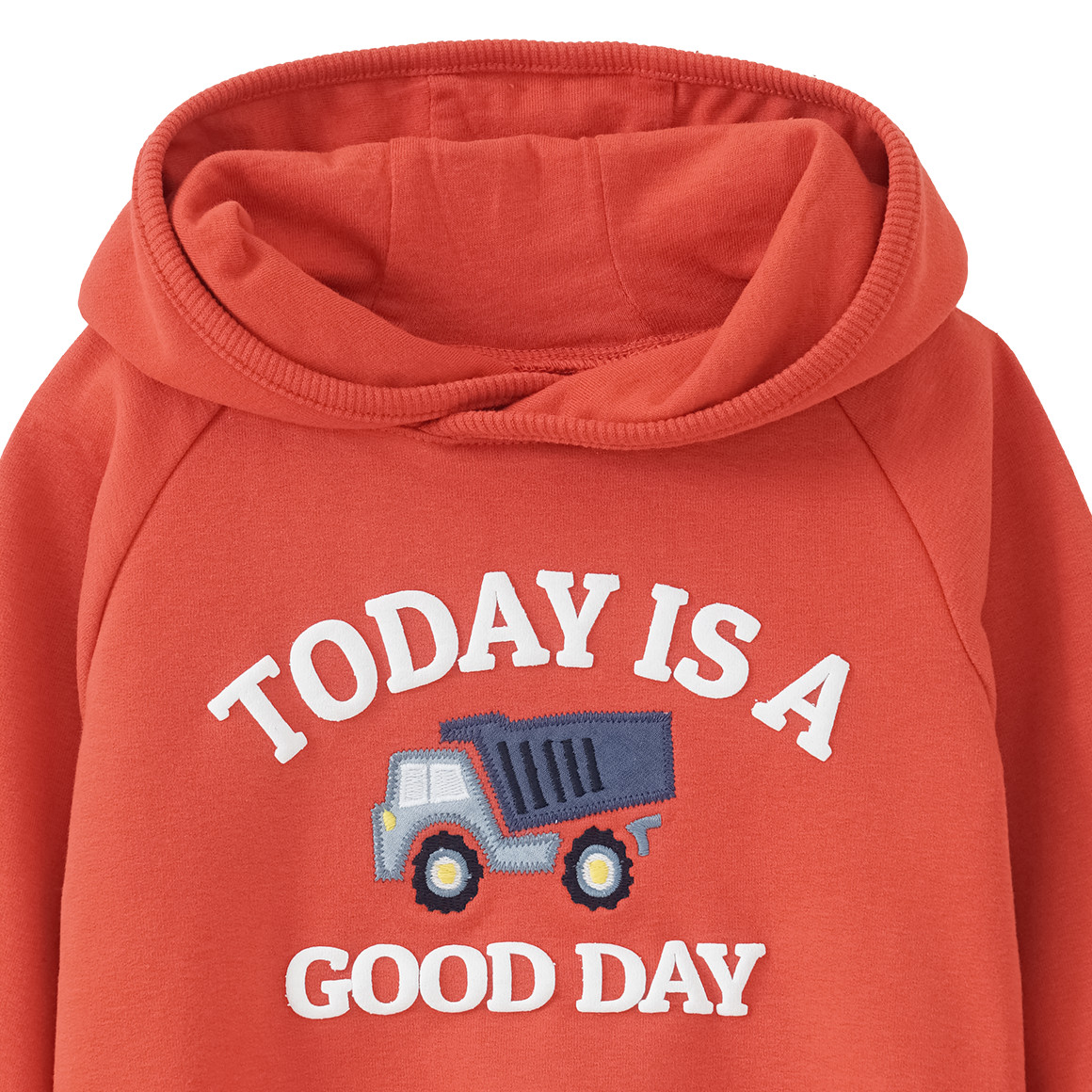 Baby Hoodie mit gummiertem Print