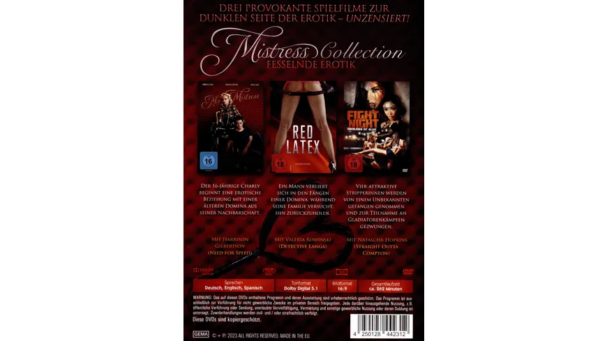 Mistress Collection - Fesselnde Erotik  [3 DVDs]
