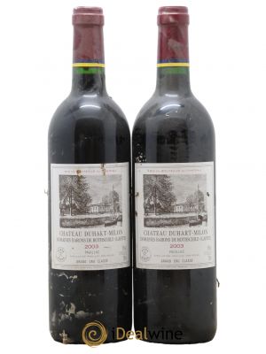 Château Duhart-Milon 4ème Grand Cru Classé  2003 - Lot de 2 Bouteilles