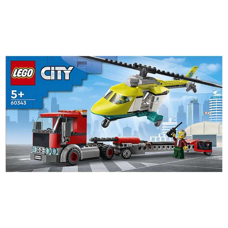 60343 Le transport de l'hélicoptère de secours LEGO City