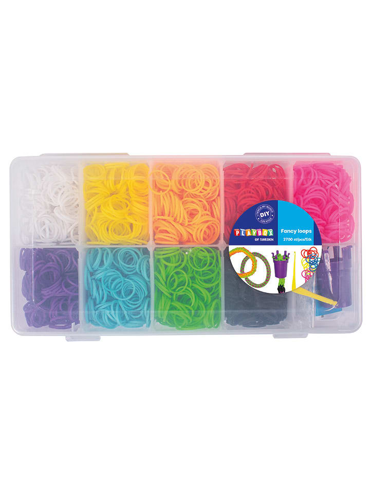 Playbox 2700tlg. Loombänder-Set in Bunt - ab 5 Jahren günstig kaufen onesize